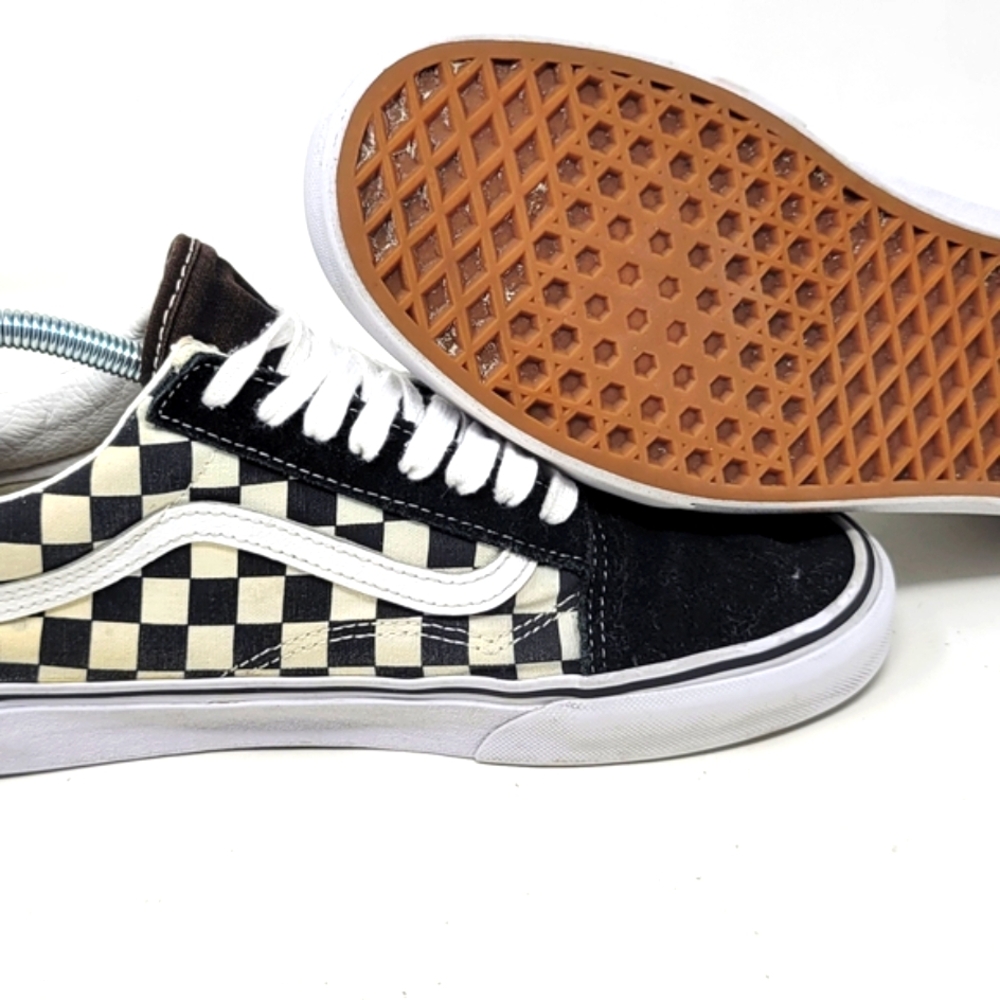 Vans Old Skool Checkerboard Sneakers Sz 9.5